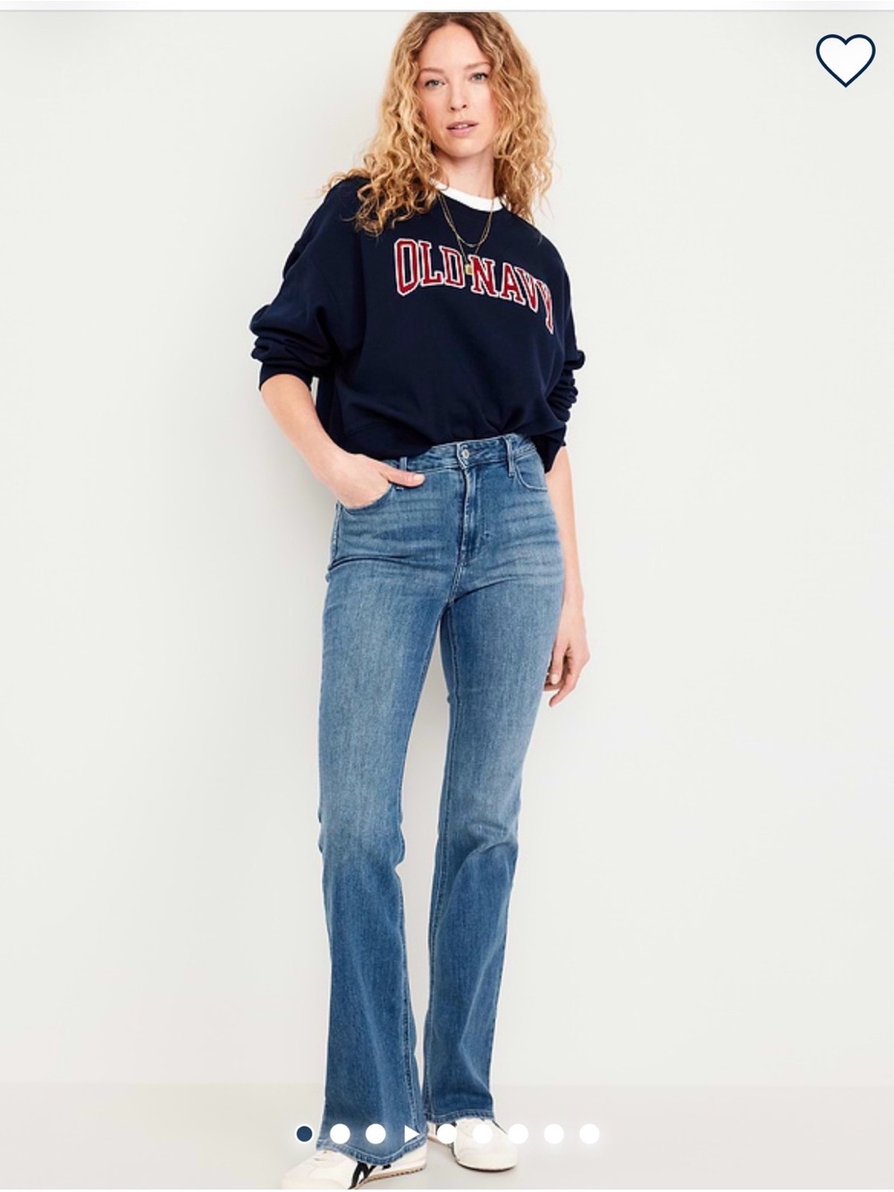 Old Navy Blue High-Rise Flare Jeans